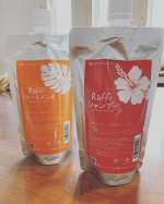 raffiのシャンプーリンスをお試しさせていただきました！正直ここまでシャンプーとリンスで髪の触り心地が変わるとは思ってなかった。。。香りはハーブっぽい、ナチュラルな香り🌿すっきりする感じ…のInstagram画像