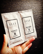 @modeks_press 様からの販売されている、雑誌 ELLE ブランドシリーズのエルサロンを頂きましたーありがとうございます✨・💡商品名：エルサロン【２日分】シャンプー＆トリートメン…のInstagram画像