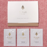 美容室モードケイズのプライベートブランド﻿「Bihar」シリーズのスキンケアラインのサンプル使ってみました⭐️﻿﻿﻿﻿ビハール﻿・PHCセラム（導入美容液）﻿・PHCローシ…のInstagram画像