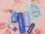 最近使ってるスキンケア💎💫まとめて紹介😉気付いたら全部青💙🐬🌎美白ケアを集めていたらこうなった😆🌼..①アクアレーベル 美白シリーズYouTube見てくれてる方は見飽きたってくらい私…のInstagram画像