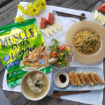 以前にもご紹介しましたが、お肉の代わりに大豆ミートを使った動物性原材料不使用のヘルシーな餃子【マッスルギョーザベジ】♥️ 高たんぱくで、糖質50％カット。食物繊維が摂れるのも嬉しい😍先…のInstagram画像