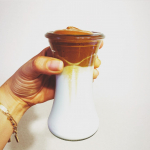 #ダルゴナコーヒー ☕✧作ってみました。感想。 ……… にっが!!!!!!!! 笑子供舌には、なかなか。お砂糖超増量してちょうど良かったです。#手作りおやつ#お…のInstagram画像