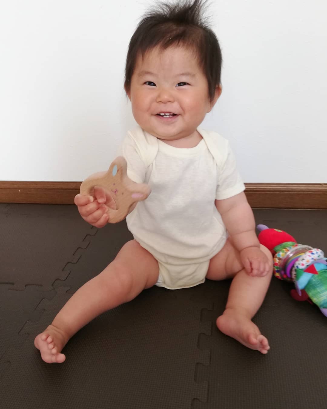 口コミ投稿：生後9ヶ月で体重が9キロ😊ちょっとぷっくり体型の わたしです 😊ご飯が大好きでたくさ…