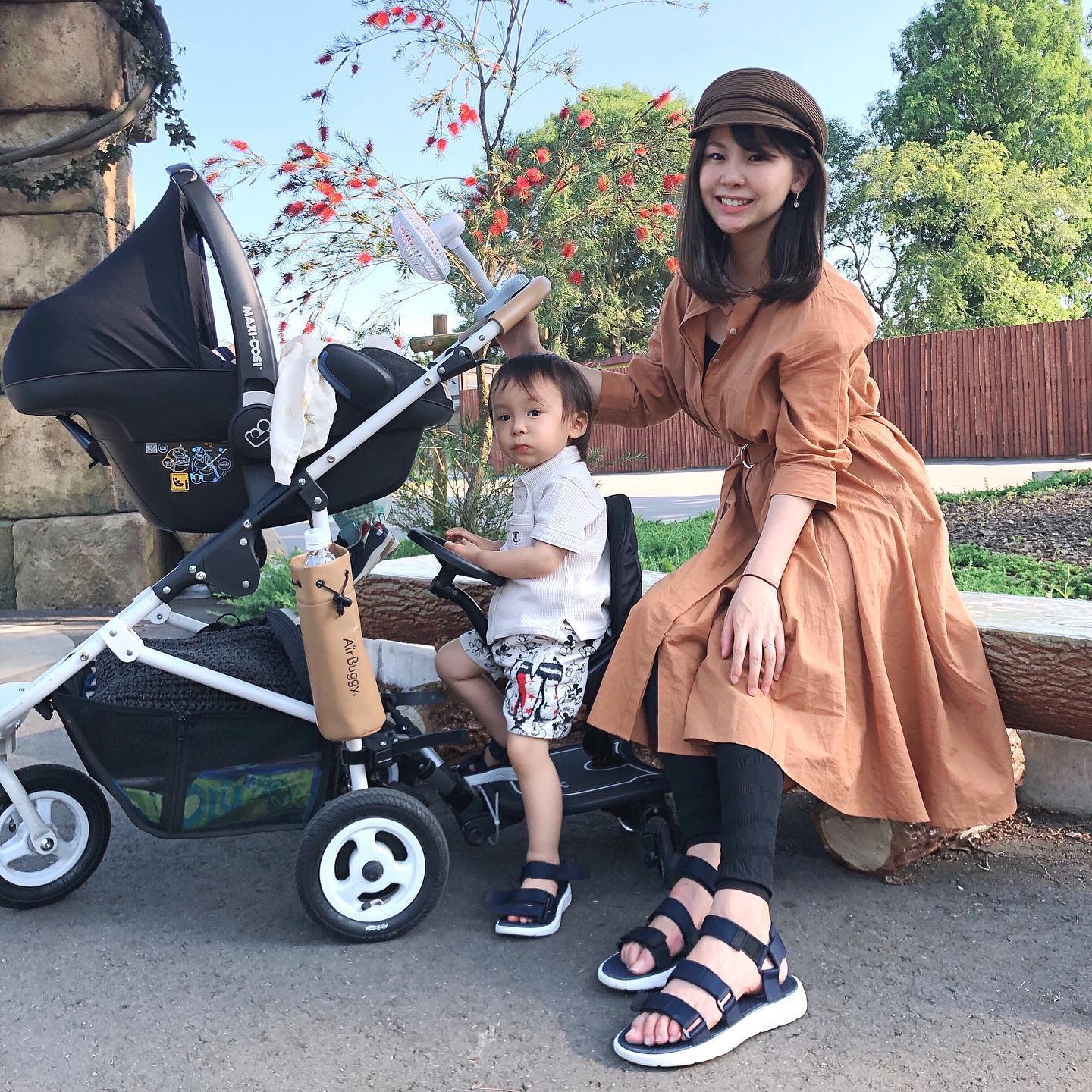 口コミ投稿：👶💕・ようやく子ども2人との生活にも慣れてきて外出できるように🙌💗・#エアバギー @air…
