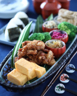 2020/05/27(水)☁️・こんにちは・あるものでお昼ご飯・▪️かなり甘めの卵焼き▪️鶏の唐揚げ生姜醤油味▪️独活の梅味噌炒め▪️紫キャベツのマリネ▪️卯の…のInstagram画像