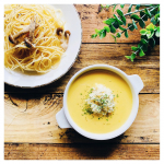 🥣﻿SSK 北海道産﻿コーンの冷たいスープ﻿じゃがいもの冷たいスープ﻿﻿﻿清水食品さまより、冷たいスープを使ったアレンジレシピモニターに参加させていただきました。﻿﻿今…のInstagram画像