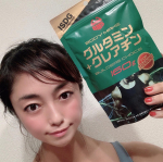 #自粛太り #コロナ太り 継続中😰#ダイエット も継続中！#筋トレ のお供に、心強いコチラ！グルタミン&クレアチン。お水にさっと溶けてパイナップル風味で飲みやすい💕1袋…のInstagram画像