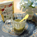 うーん、甘い！甘熟王と青汁を組み合わせるとこうなるのかー、って感じ。香料が強いかな。フルーティというか、まさにバナナ風味の青汁。バナナ好きな方はぜひ一度お試しを。#医食同源ドットコム #I…のInstagram画像