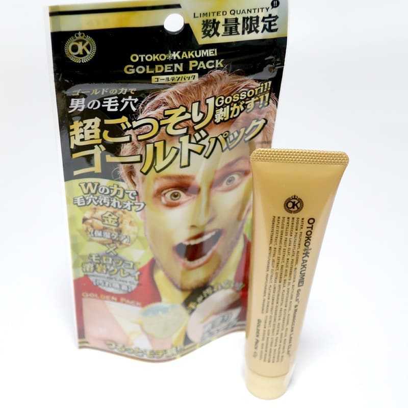 口コミ投稿：OK GOLDEN PACK（毛穴洗顔パック）を試してみました。男革命《男性用フェイスパック…