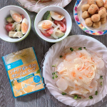シェフズリザーブのジュレスープ。�暑い季節にぴったりの冷たいスープです。�そのまま食べても美味しいのだけど、アレンジメニューに使ってみました。��🍋シチリア産レモンの冷たいジュレスープは、優し…のInstagram画像