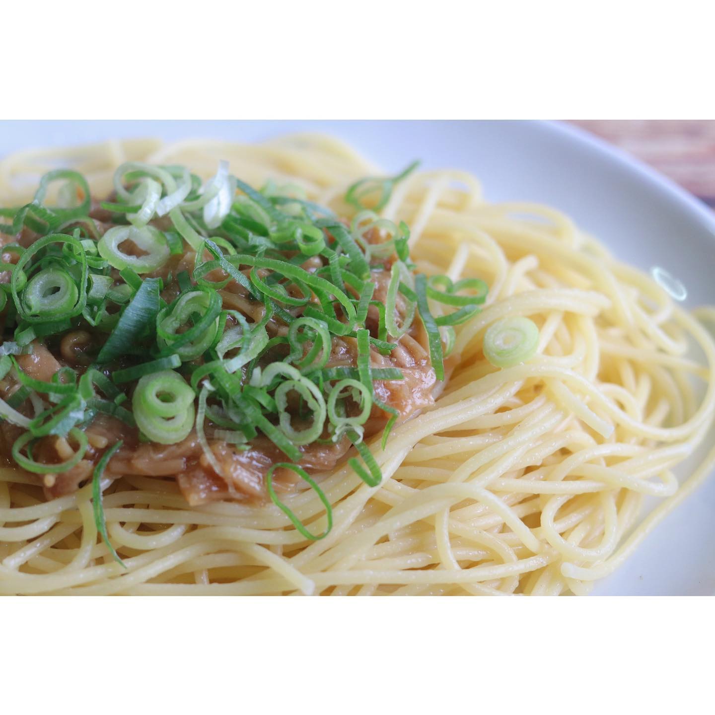 口コミ投稿：今日のおうちカフェは、テーブルマークのうす塩なめ茸瓶とツナ缶で作ったお手軽パス…