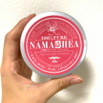 .除菌や手洗いで荒れてしまった手のケアに愛用してるのがナマシア　生シアバター❤️.この生シアバターは化学薬品を一切使わずに、伝統的な製法で作られた保湿力抜群の生シアバター！…のInstagram画像