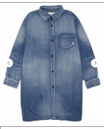 .DENIM SH LONG／INDIGOTA-SH01.ロングのデニムシャツなかなかないしヴィンテージライクのデザインが可愛い！♡柔らかいデニムだと着やすそうだし気になる😳✨…のInstagram画像