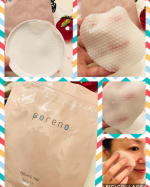 ピーリングパッド　ポアノを使ってみました。ピンクのパッケージに入った拭き取りシートです。炭酸パックで有名なウツクシアさんの新商品です。丸い形が可愛いですサイズは大きめです。美容大国…のInstagram画像