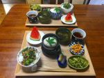 ..▷▷▷2020.07.23.（水）..🌿アカモク納豆オクラご飯🌿豆腐と海苔のすまし汁（豊の天然だし松）🌿筍のキムチ炒め🌿茄子のお浸し（豊の天然だし松）🌿苦瓜と茗…のInstagram画像