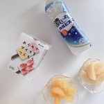 ❁どハマりしてる #おうちでアイス 🍨・市販の缶詰フルーツと濃いめのカルピスで作るのが楽だし簡単だし美味しくて お気に入り😋👌・普通のカルピスより 濃いめのカルピスのが…のInstagram画像