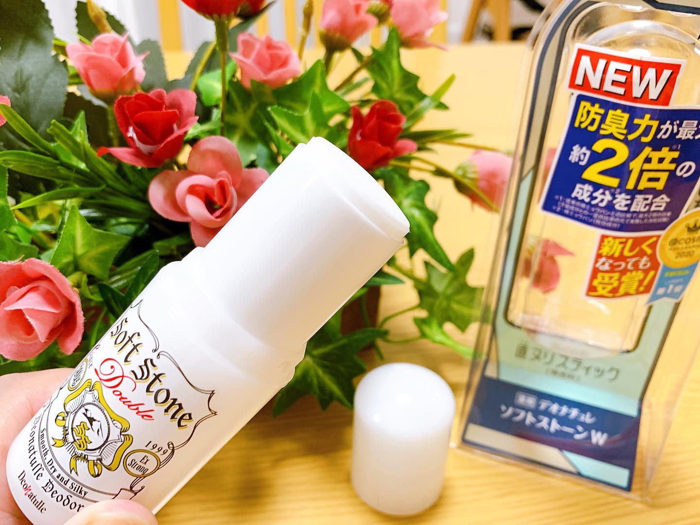 口コミ投稿：薬用デオナチュレ ソフトストーンW🌸汗とニオイに効く直ジカヌリタイプのワキ用制汗デ…
