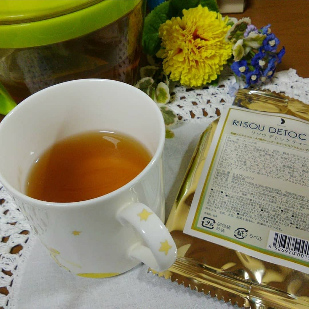 口コミ投稿：リソウコーポレーションのRisou detox teaです♡7種類の美容成分と47種類の厳選された…