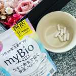 リセット型生菌サプリ マイビオを飲んでみました。こちらは忙しく食生活が乱れがちな生活をリセットしてくれるサプリです！耐酸性のカプセルで、酪酸菌・ビフィズス菌・乳酸菌が生き…のInstagram画像