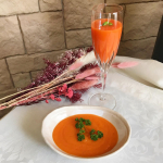 『奇跡のニンジンジュース』でポタージュスープ&スイーツところ天を作ってみました🥕🥄ポタージュスープのレシピ （2〜3人分）🥄•ニンジン100g•じゃがいも100g•玉ねぎ50•…のInstagram画像