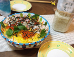 #北海道のおいしいお米屋さん　#ホクベイ#1Lペットボトル米  #ななつぼしを使って、五目ずしを作りました❣️ペットボトルのお米は初めてなんだけど、気密性が高く、空気、湿度、臭…のInstagram画像