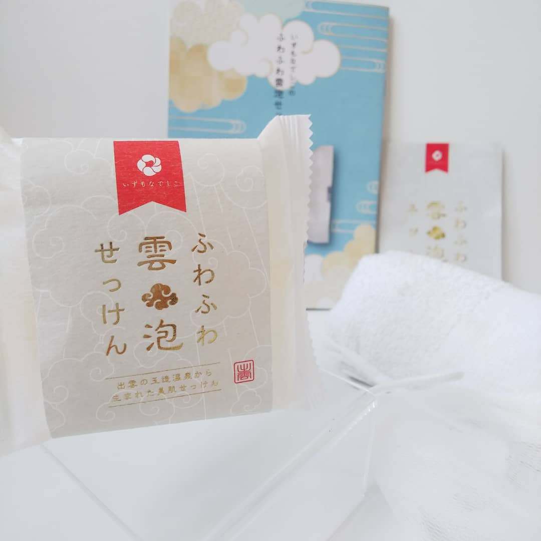 口コミ投稿:いずもなでしこさんの「ふわふわ雲泡せっけん」をいただき使用させていただいていま…