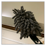 ﻿﻿リンレイのホコリキャッチャーミニ﻿﻿\ マイクロファイバーモップ/﻿﻿﻿車内の汚れカンタンキャッチ💓﻿﻿﻿髪の毛の約100/1の超微細のミクロ﻿繊維が車…のInstagram画像