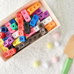 ♡ㅤㅤㅤㅤㅤㅤㅤㅤㅤㅤㅤㅤㅤ娘の新入りおもちゃ Math Link Cubes✧*･ㅤㅤㅤㅤㅤㅤㅤㅤㅤㅤㅤㅤㅤ2cmのブロックが10色10個ずつで合計100個入り◌⑅⃝ㅤㅤㅤㅤㅤㅤ…のInstagram画像