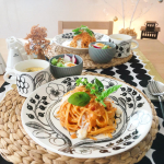 ＿＿＿＿＿ ⑅ 𓅫・・雨で試合⚾️が中止になっておうちランチ𐩢𐩺・・かにが大好きな我が家。・・@nakato_finefoods 様 よりいただいたのInstagram画像