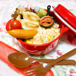 ♡ 今日のお弁当 ♡ ㅤㅤㅤㅤㅤㅤㅤㅤㅤㅤㅤㅤㅤ ㅤㅤㅤㅤㅤㅤㅤㅤㅤㅤㅤㅤㅤ ❁﻿チャーハン❁﻿餃子❁﻿チョリソー❁﻿ミニトマトㅤㅤㅤㅤㅤㅤㅤㅤㅤㅤㅤㅤㅤㅤㅤㅤㅤㅤㅤㅤ…のInstagram画像