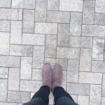 そろそろ寒くなってきたので、チャンキーヒールブーツを履いてみました♡足の小さなわたしでもぴったり！！@hiraki_official 様のブーツです👢ヒールの高…のInstagram画像