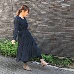 @hiraki_official チャンキーヒールブーツシンプルデザインなので、どんなコーデにも合わせやすいショートブーツ安定感のある5cｍチャンキーヒールで歩きやすい🎶こ…のInstagram画像
