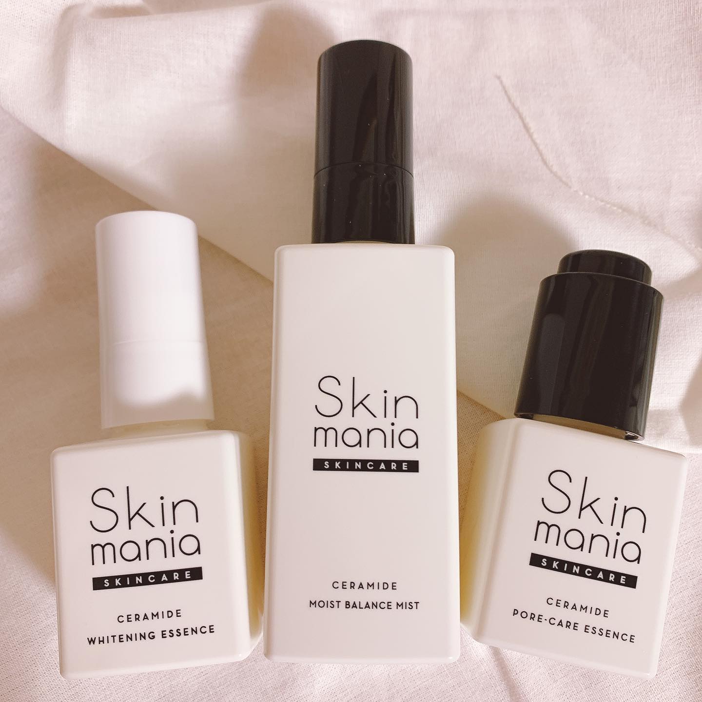 口コミ投稿：⑅﻿￣￣￣￣￣￣￣￣﻿▷▷ Skin mania﻿天然セラミド×発酵セラミド﻿3種類を試させて頂き…