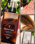 ハーバルリーフ オーガニックシャンプーシリーズからオーガニックヘアオイルが発売です！この秋発売です。あの炭酸パックのウツクシアさんのヘアケアシリーズです。ブラウンのボトルがオーガニック感を…のInstagram画像