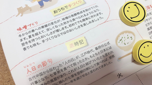 口コミ：ずっと使ってみたかった食育カレンダー！2021年版　伝統食育暦の画像（3枚目）