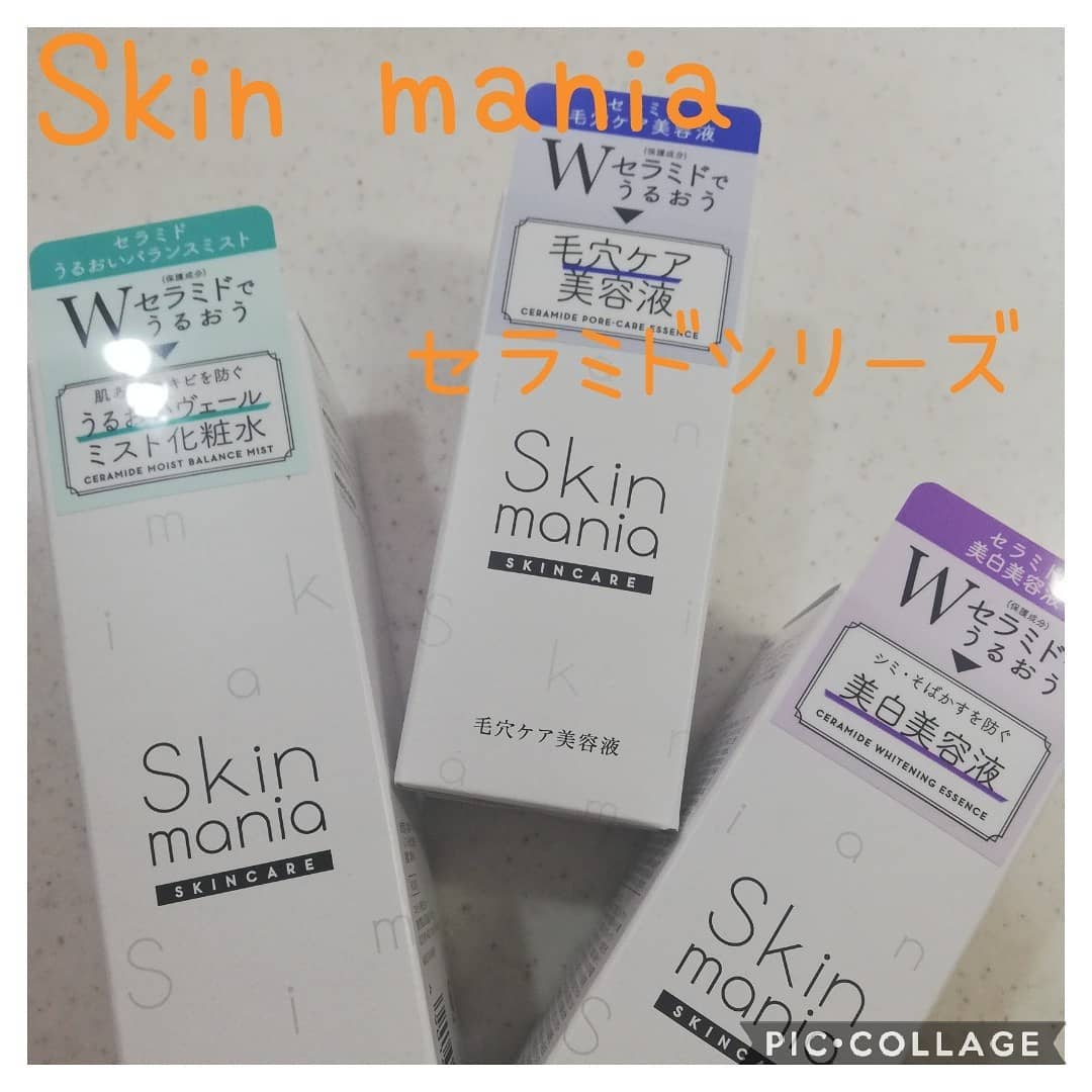 口コミ投稿：Skin mania セラミド うるおいバランスミスト／毛穴ケア美容液／美白美容液✻敏感肌さ…