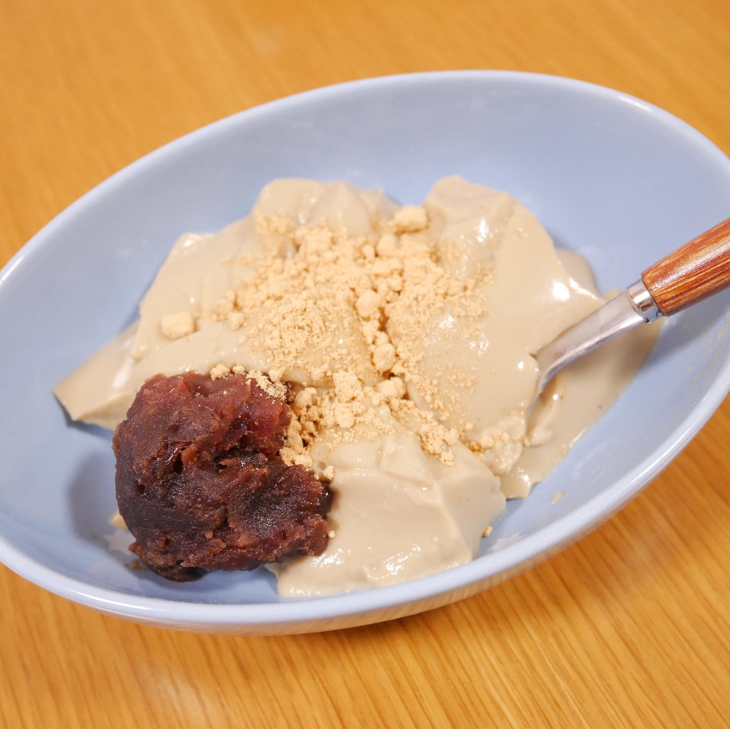 口コミ投稿：今日のおやつ🍪*豆乳ゴマプリン🍮*今日は良い夫婦の日ですね❤️*せっかくなのでデザート…