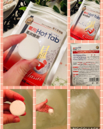 薬用ホットタブを使ってみました。重炭酸湯Classic ９錠入りです。真っ白のタブレットです。炭酸泉は医療泉とも言われているそうですが、大分県の長湯温泉やドイツの炭酸泉は重炭酸泉なのだ…のInstagram画像