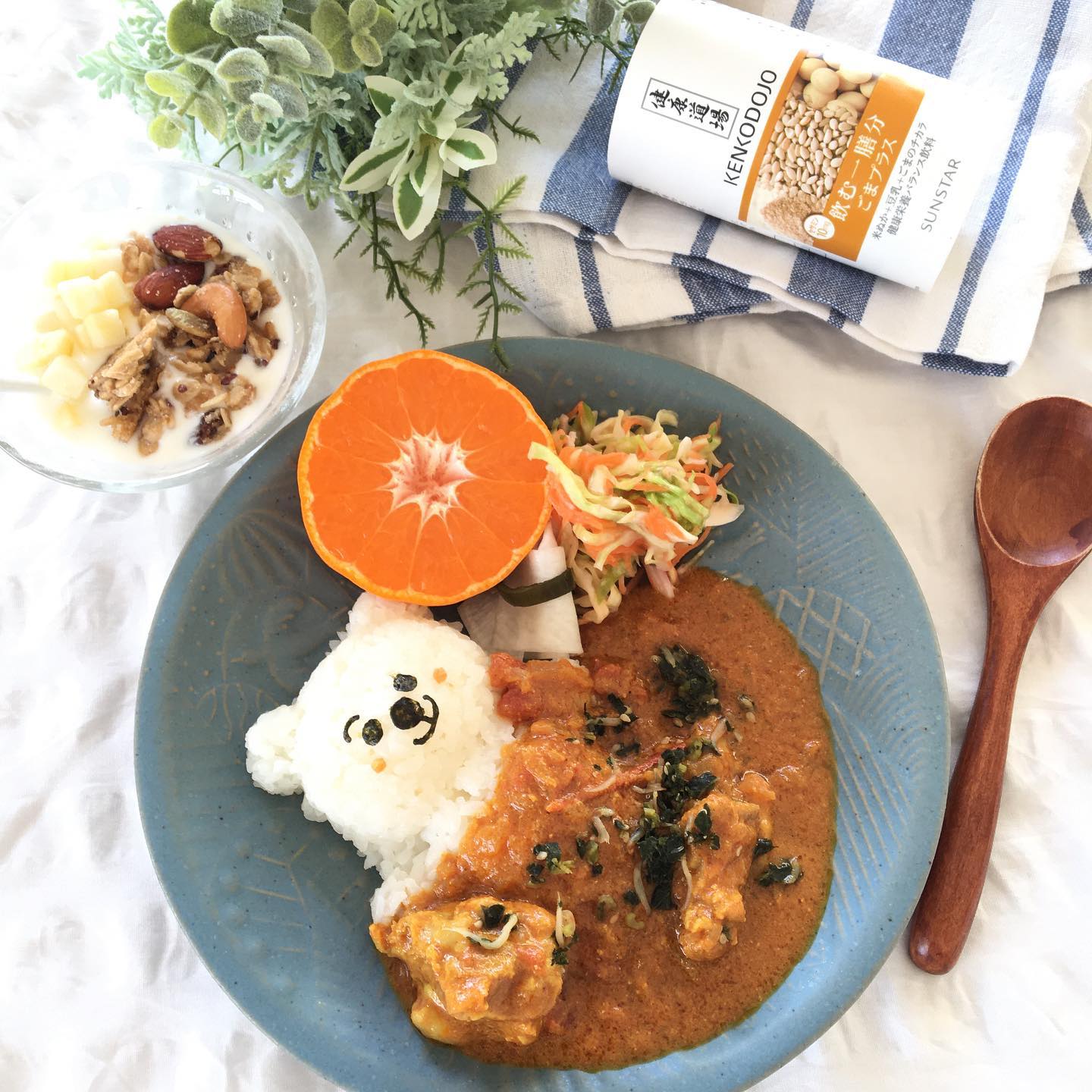 口コミ投稿：朝くまカレー𓌈﻿﻿﻿カレー大好きなので、朝からもりもりいけちゃう派𓅿﻿﻿﻿ @papuco_saia…