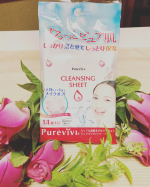 ピュアヴィヴィこれ１枚でメイク落としができるクレンジングシートです。シートを肌にあてて、５秒ほどメイクを馴染ませて、優しく拭き取るだけでメイクがしっかり落ちるから気に入っています。…のInstagram画像
