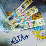 te_reko・・ #モニプラ・kawaguchiさんの布にかけるドットペン NUNODECO♥️・布にドットが押せたり文字も書けるツインペン‼️🤩・ハンカチに細字でサイン✒️してみ…のInstagram画像