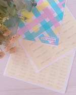 ❁⃘*.ﾟ2021年1月6日新発売！【お名前マステシール  ナマエノアトリエ】・ありそうでなかった！マステタイプのお名前シール🤗✨お名前シールなのでモザイクやスタンプだらけで申し訳…のInstagram画像