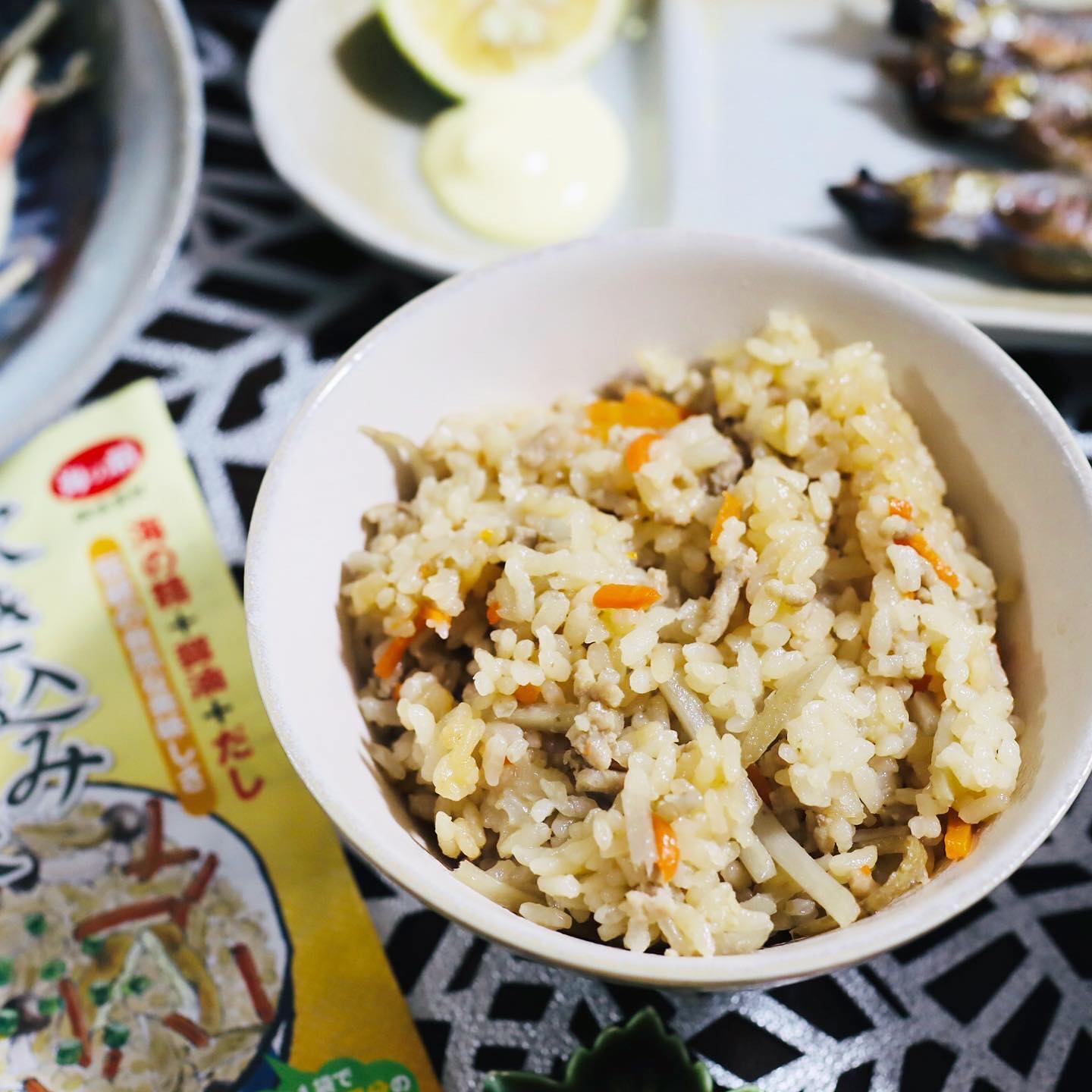 口コミ投稿：お米とお好きな具材に加えるだけで簡単に炊き込みご飯ができちゃう海の精　炊き込み…