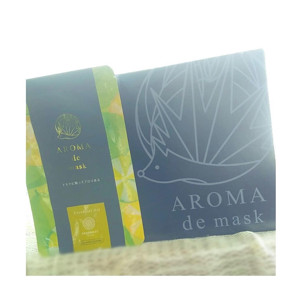 口コミ投稿：マスクに貼ってアロマが香る【AROMA de mask】使ってます。箱の中には、AROMA de mas…