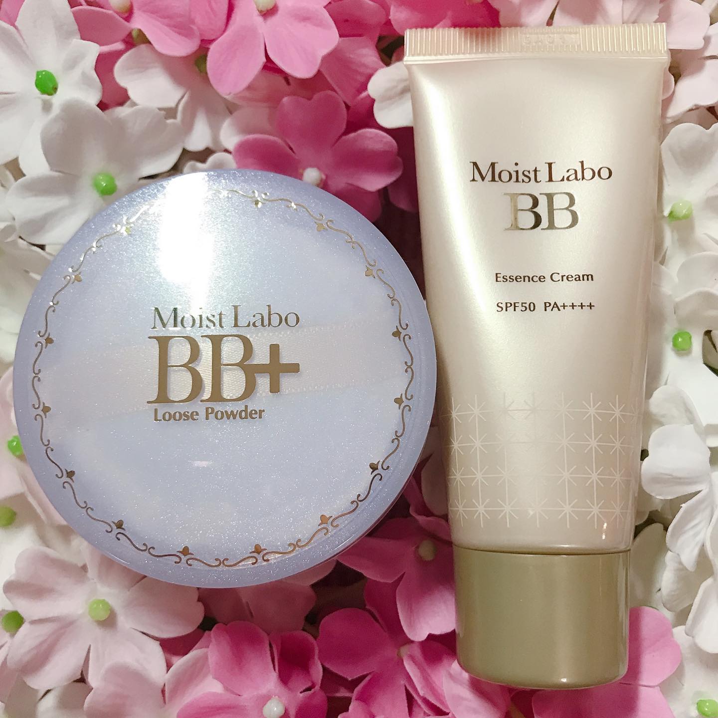 口コミ投稿：⭐️ モイストラボBBエッセンスクリーム&モイストラボBB+ルースパウダー⭐️﻿﻿﻿1本で美容…