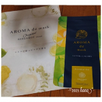 【アロマdeマスク】@aroma_de_mask 今日は女子会の予定でしたが、中止です😢お掃除三昧な今日、買い物へ行こうと思うけど、リフレッシュしようと開けてみた‼️マスクに貼るアロマシール…のInstagram画像