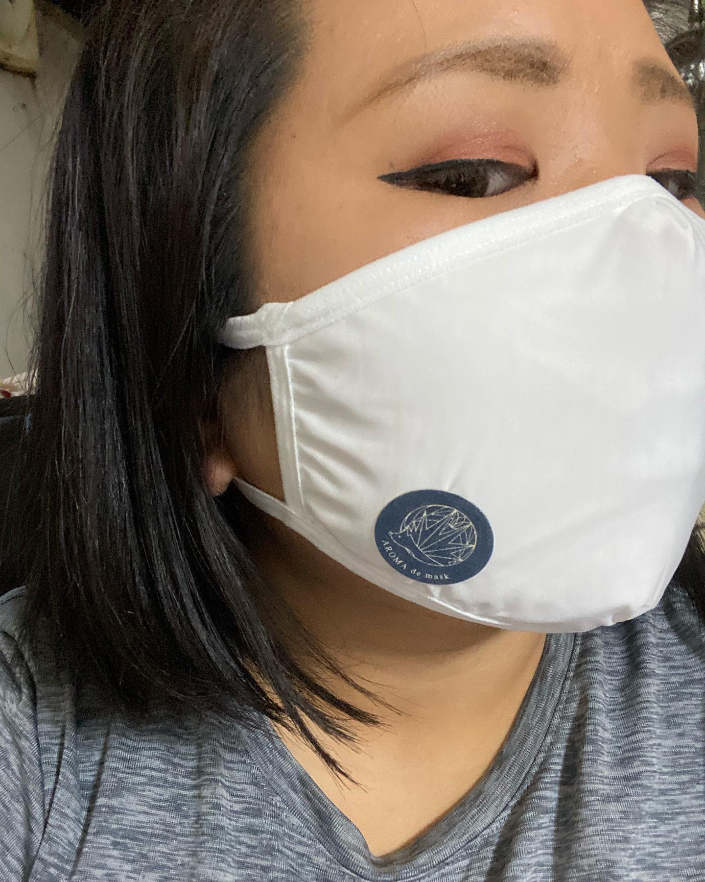 口コミ投稿：マスク届いた〜！ここ１年は毎日つけてるマスク〜マスクの中がこもって嫌な感じにな…