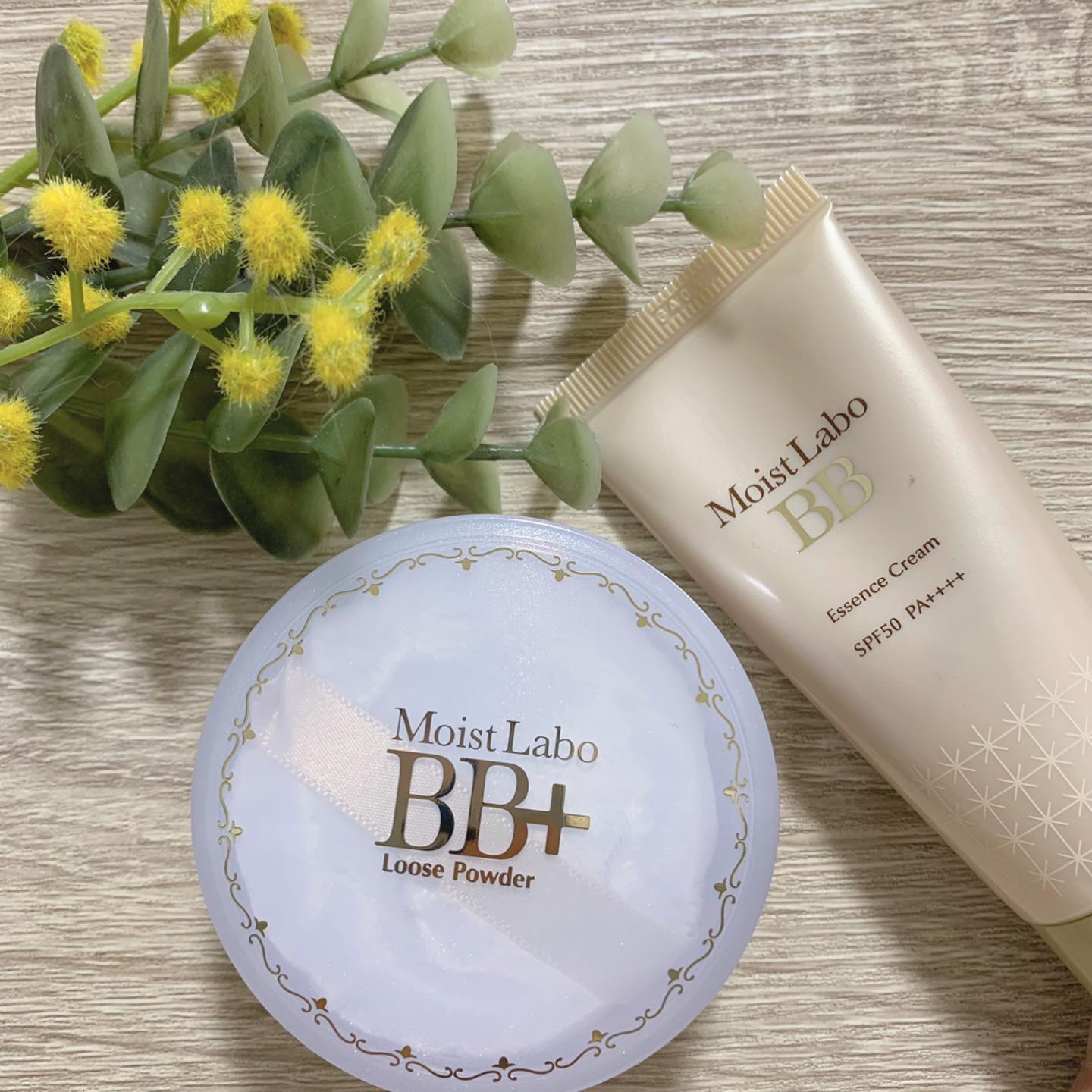 口コミ投稿：.モイストラボのBBクリームとルースパウダー💆‍♀️✨モイストラボのBBクリームは普段か…