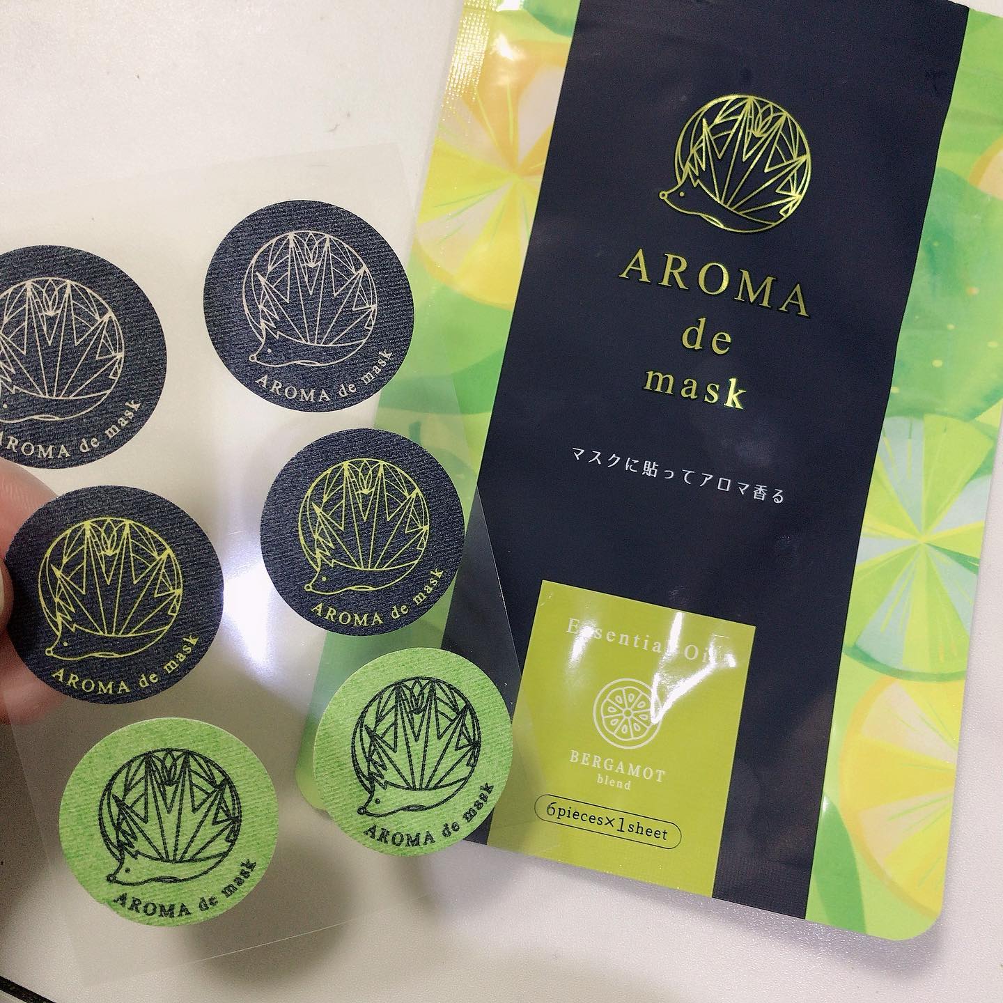 口コミ投稿：#アロマdeマスク #アロマデマスク #AROMAdemask #マスク生活を快適に #ベルガモット …