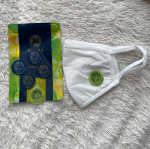 WELLBESTさまの『 AROMA de mask ( @aroma_de_mask ) 』を使ってみました。マスクに貼るアロマシールです✨今回はベルガモットブレンドを試しました。…のInstagram画像